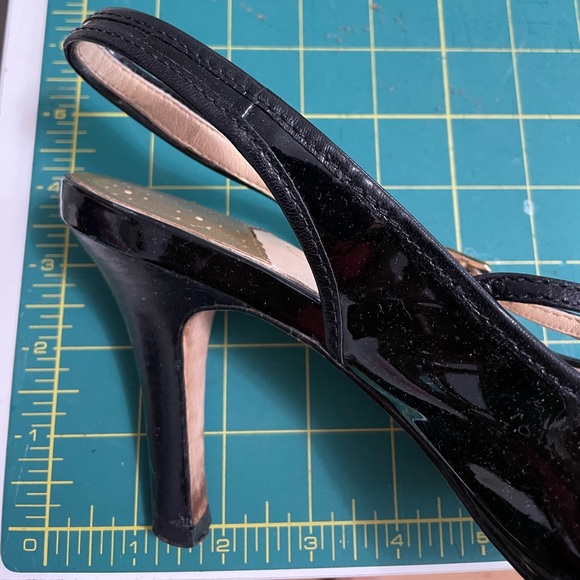 Cole Haan black patent leather Mary Jane sling backs in size 8B - Picture 5 of 5
